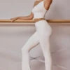 One-Shoulder Twisted Tank Top in Soft White