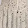 Orren Embellished Ruffled Tiered Mini Dress in White