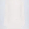 Oualie Cowl-Neck Mini Dress in White
