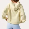 Oversized Applique Hoodie in Lemon