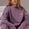 Oversized Crew-Neck Jumper in Dusk