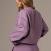 Oversized Crew-Neck Jumper in Dusk