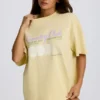 Oversized Graphic T-Shirt in Lemon