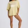 Oversized Graphic T-Shirt in Lemon