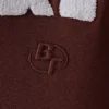 Oversized Hooded Sweatshirt in Mahogany
