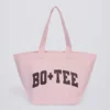 Oversized Tote Bag in Powder Pink