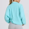 Oversized Track Jacket in Aqua