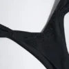 Pacifico Embellished Ruched Cheeky Bikini Bottoms in Black