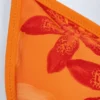 Paita Triangle Bikini Top in Orange Orchid Print