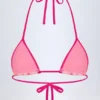 Paita Triangle Bikini Top in Pink Orchid Print