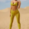 Palm Springs Tall Embellished Mesh Trousers in Lime