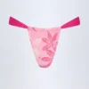 Pensacola Cheeky Bikini Bottoms in Pink Orchid Print