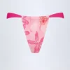 Pensacola Cheeky Bikini Bottoms in Pink Orchid Print
