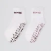 Pilates 2-Pack Socks Bundle in White