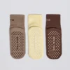 Pilates Sock Bundle in Mocha Multi