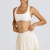 Pleated Tennis Skirt in White