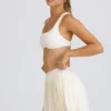 Pleated Tennis Skirt in White