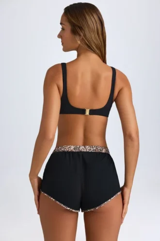 Praia Mini Shorts in Black