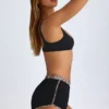 Praia Mini Shorts in Black