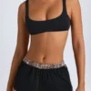 Praia Mini Shorts in Black