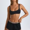 Praia Mini Shorts in Black