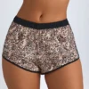 Praia Mini Shorts in Cheetah Print