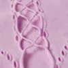 Raine Lace-Up Bodysuit in Violet Pink