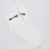 Ribbed Crew Sock Bundle in White