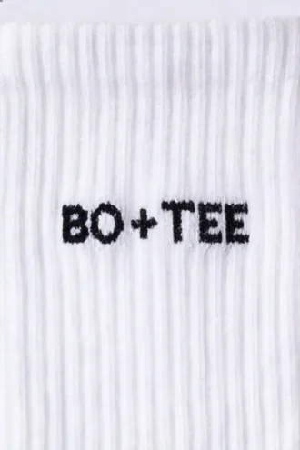 Ribbed Half-Crew 3-Pack Socks in White