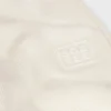 Ribbed Knit Wide-Leg Joggers in Ivory