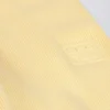 Ribbed Knit Wide-Leg Joggers in Lemon