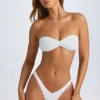 Rio Bandeau Bikini Top in White