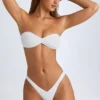 Rio Bandeau Bikini Top in White