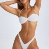 Rio Bandeau Bikini Top in White