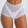 Rocas Sheer Ruched Mini Shorts in White