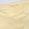 Ruched Mini Shorts in Lemon Marl