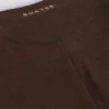 Ruched Mini Shorts in Pecan Marl