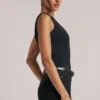 Rumi Deep Plunge Halterneck Bodysuit in Black