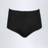 Sabrine Slinky Jersey Low-Rise Hot Pants in Black
