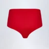 Sabrine Slinky Jersey Low-Rise Hotpants in Fire Red