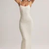Salma Modal Scoop-Neck Strappy Maxi Dress in Floral Print