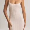 Salma Modal Scoop-Neck Strappy Maxi Dress in Stripe Print