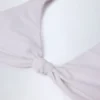 Santona Knot-Detail Bikini Top in White