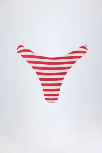 Santos Cheeky Bikini Bottoms in Cherry Red