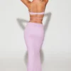 Sardinia Embellished Strappy Maxi Skirt in Lilac