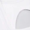Seamless Soft Rib Cut-Out Crop Top in White
