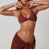 Signature Side Tie Sarong in Mocha