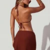 Signature Side Tie Sarong in Mocha