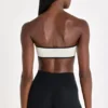 Soft Active Bandeau Sports Bra in Ivory
