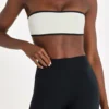 Soft Active Bandeau Sports Bra in Ivory